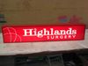 Highlans sign